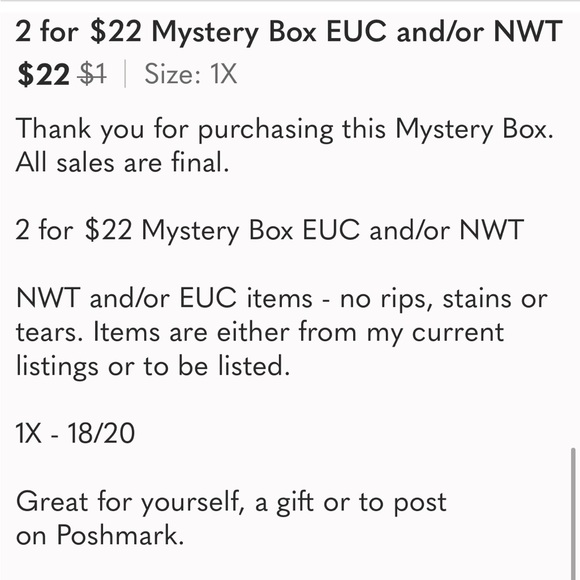 3 for $33 Mystery Box EUC and/or NWT - Picture 2 of 2